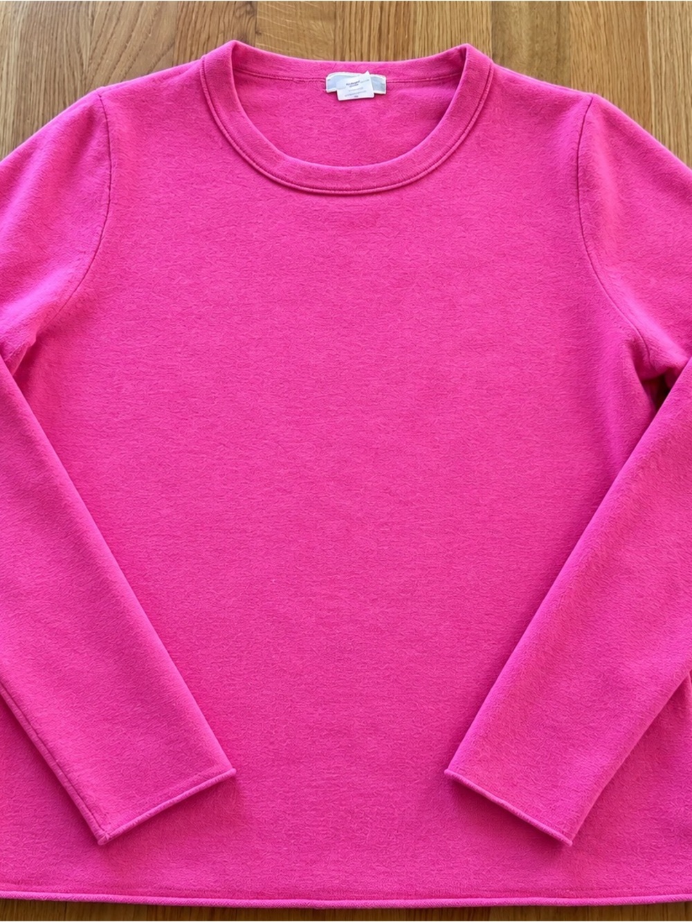 J. Crew 100% Cashmere Vibrant Pink Crew Neck Sweater